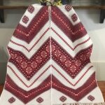 Рушник вишитий червоний