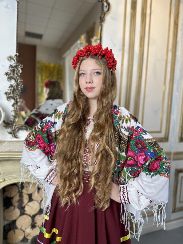 хустка павунка біла