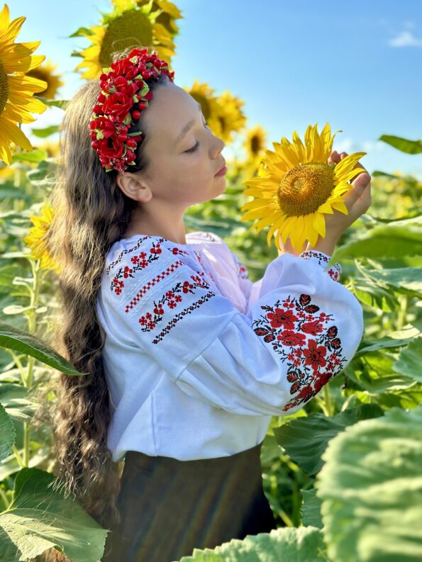 вишиванка для дівчинки рукав бохо