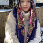 хустка українська квіткова зтороками