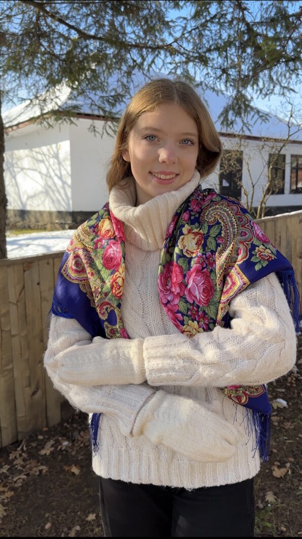 хустка українська, хустка квіткова, хустка на різдво